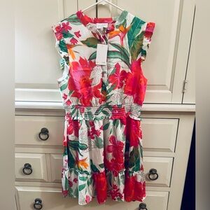 Sugarlips Floral Dress - Pink, Green, and Red